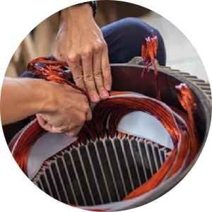 Electromechanical Compressor Overhauling & motor rewinding